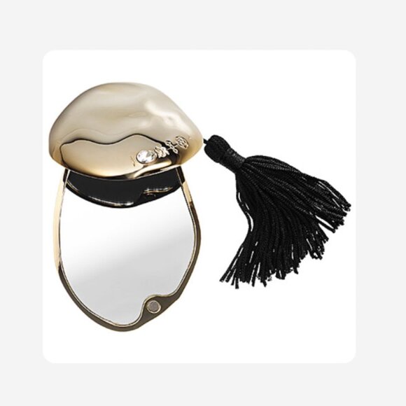 Rare NIB Alexis Bittar x Sephora Collection 24K Gold-Plated Dual Compact Mirror - Picture 1 of 5